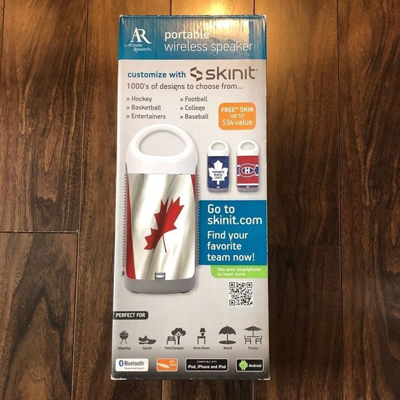 Acoustic Research Portable Wireless Bluetooth Outdoor Speaker for Skinit…‎ - Picture 4 of 12